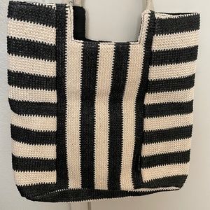 Kelly & Katie black and beige tote
